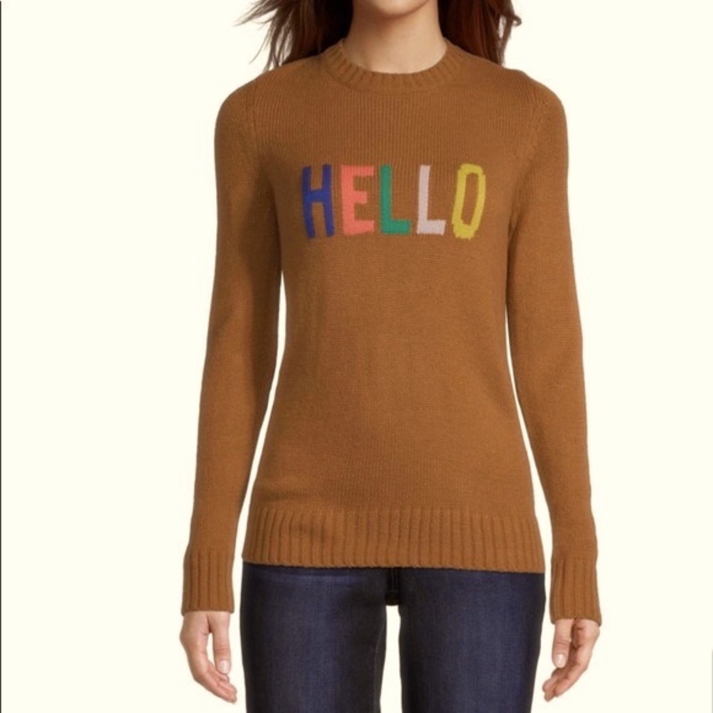 St John’s Bay HELLO sweater .. NWT size S